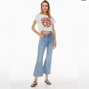 Denim Forum Twiggy High Rise Flare
